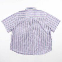 TOMMY HILFIGER トミーヒルフィガー BD 半袖シャツ ストライプ Size L#13889 送料360円 アメカジ カジュアル ストリート_画像2