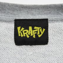 KRAFTY スウェットシャツ 乱暴虎 グレー #14148 バイカー スエット アメカジ_画像3