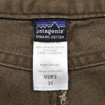 patagonia 56333 オーガニックコットン ダックパンツ Size 31 #13460 アメカジ カジュアル アウトドア_画像3