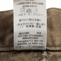 patagonia 56333 オーガニックコットン ダックパンツ Size 31 #13460 アメカジ カジュアル アウトドア_画像5