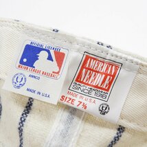 デッド AMERICAN NEEDLE ヤンキース ベースボールキャップ MLB アメリカ製 #14279 アメカジ オールド NY 野球帽 USA 米国製 COOPERSTOWN_画像5