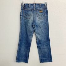 中古 古着 Wrangler デニムパンツ W33 ラングラー ブルー コットン 古着卸 アメリカ仕入 2401-391_画像5