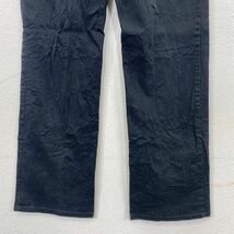 中古 古着 Dickies ワークパンツ W37 ディッキーズ レディース ブラック 古着卸 アメリカ仕入 2312-1183_画像6