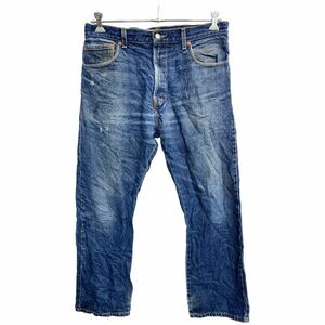 中古 古着 Levi's 517 デニムパンツ W34 リーバイス ブーツカット インディゴ メキシコ製 古着卸 アメリカ仕入 2401-448