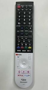 シャープ　４K液晶TV用リモコン　GB355SA　中古 正常動作品 ③