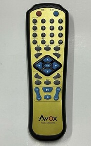 AVOX　DVDプレーヤー 中古リモコン ADS-560SHB 全ボタン赤外線発光確認済み