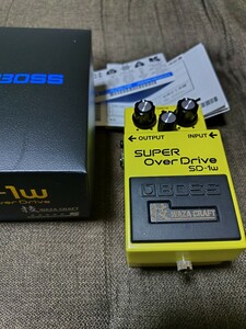 SD-1W （J）BOSS super over drive オーバードライブ　エフェクター　WAZA　made in japan