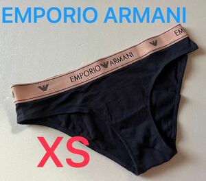 【送料無料】新品★EMPORIO ARMANI アルマーニ コットン ビキニ ショーツ XSサイズ （日本サイズXS～S位) 濃紺