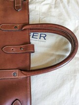 【使用回数の少ない美品】ETTINGER　エッティンガー トートバッグ　 LEATHER TOTE_画像4