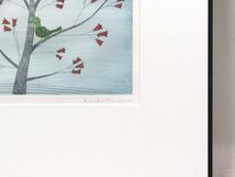 【GINZA絵画館】南　桂子　銅版画「早春」限定版・直筆サイン　R31V2W6K1S8A4Y_画像4
