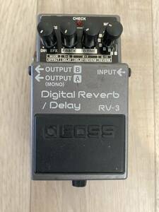 【BOSS Digital Reverb / Delay RV-3　中古 作動品】