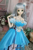 **Smart doll Dress Set- A cheery mood- Aqua Blue**_画像5