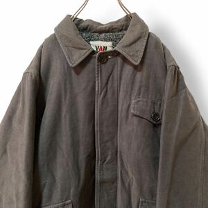 1000円〜 VAN JACKET INC. ヴァンヂャケット 裏ボア ワークジャケット カバーオール メンズ 古着