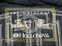 HOLLOWAY ホロウェイ　袖レザー スタジアムジャンパー◆M-L◆超美品◆USA製◆スタジャン◆カレッジ◆ワッペンいっぱい◆USA購入_画像4