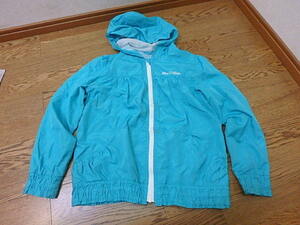 n401y 140 size Wind breaker nylon Zip up outer garment jumper west pine shop girl child clothes Kids used 