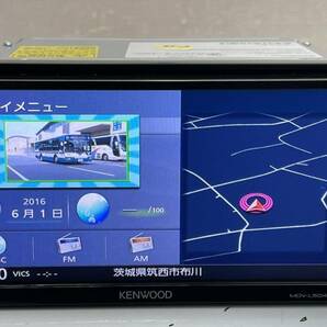 KENWOOD ケンウッドメモリーナビ MDV-L504W 2016年地図 フルセグTV /DVD/CD/SD/USB/iPod-iPhone BLUETOOTH ワイド 動作品の画像4