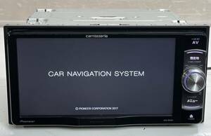 動作品 送料無料 Carrozzeria カロッツェリア メモリーナビ AVIC-RW301 DVD/CD/USB/SD/AUX フルセグ 2017年 ワイド トヨタ/ダイハツ等(C26)