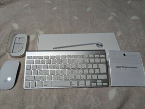 Apple Magic Mouse MB829J/A A1296 ＆ Wireless KeyboardMC184J/B JIS アップル マジックマウス ワイヤレスキーボード