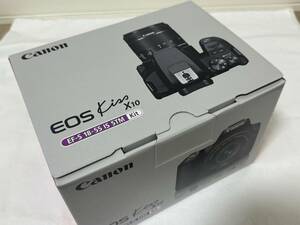 ■新品・未使用未開封■CANON・キヤノン EOS Kiss X10 EF-S18-55 IS STM レンズキット　ブラック　（511-253）