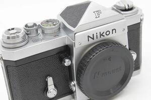 【送料無料１円／希少／美品】 ニコン Nikon Nippon Kogaku F アイレベル ボディ シルバー 富士 642万番 MT4078