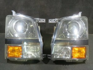 【即決】★送料込★ ワゴンR CBA-MH21S 純正 HID レベ付 ヘッド ランプ ライト 左右 (コイト 100-59052) 検索 MH22S 中古 11520