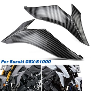 フロント ラジエーターカバー 保護 フレーム サイドパネル SUZUKI スズキ GSX-S1000 2015-2020 プラスチック