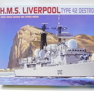 DRAGON 1/700【7069】「H.M.S. LIVERPOOL TYPE42 DESTROYER BATCH 2」エッチングパーツ付 プラモデル ※パーツ小袋未開封・未組立て