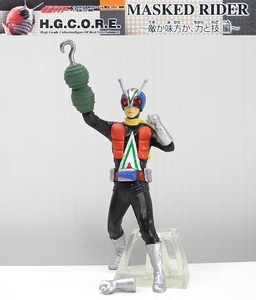  Bandai HG core Kamen Rider 03[ Riderman ( rope arm )]~.. taste person ., power .. compilation * breaking the seal goods, card less 