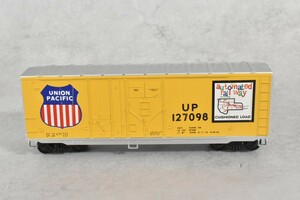アサーン HOゲージ 2098 40' GRAIN BOX CAR UP (SILVER/YELLOW) 鉄道模型　(No.69)