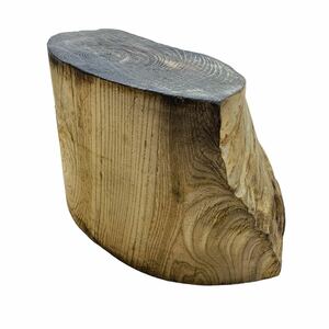 U01003 天然木 置物 インテリア 雑貨 飾り物 ディスプレイ 台 茶道具 1点もの 現状品 木製 昭和レトロ アンティーク