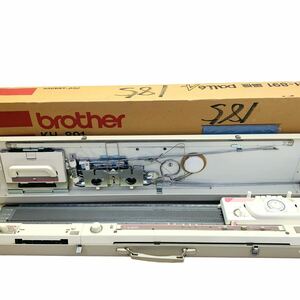 U01086 編み機 brother ブラザー 編み物 KH-891 昭和レトロ 当時物 手芸 現状品 箱付き