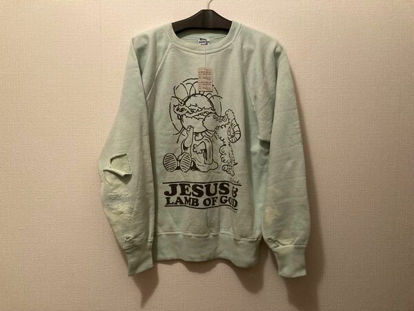 23aw 確実正規品 新品未使用 セントマイケル ジーザス スウェット Jesus Saint Michael