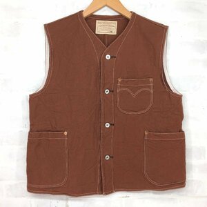 LEVI'S LVC 70250-1410 DUCK HUNTERS VEST リーバイス ダックハンターベスト 米国製 バレンシア縫製 ブラウン SIZE:44 MH632024010706