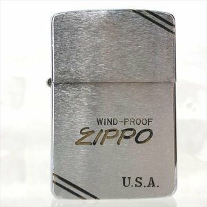 ZIPPO ジッポ 1986年製 WIND-PROOF ダイアゴナル U.S.A オイルライター MU632024010907