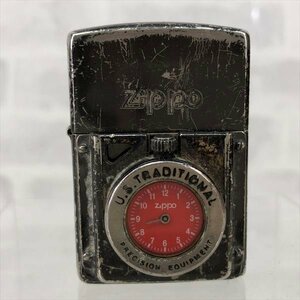 ZIPPO ジッポ 1995年製 TIME LIGHT タイムライト 時計 オイルライター MU632024011827