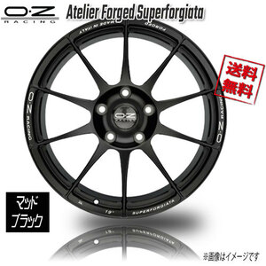 OZレーシング OZ Atelier Forged Superforgiata マットブラック 19インチ 5H130 8.5J+49 4本 71,56 業販4本購入で送料無料