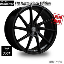 ロルフハルトゲ F10 Matte Black Edition 19インチ 5H112 9.5J+50 1本 業販4本購入で送料無料_画像1