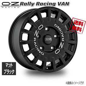 OZレーシング OZ Rally Racing VAN マットブラック 18インチ 5H112 8J+45 4本 66.46 業販4本購入で送料無料