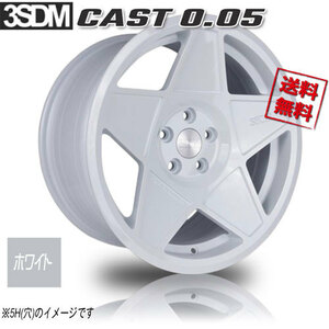 3SDM CAST 0.05 ホワイト 16インチ 4H100 9J+20 4本 73 業販4本購入で送料無料