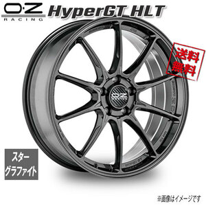 OZレーシング OZ HyperGT HLT スターグラファイト 18インチ 5H100 7.5J+46 1本 68 業販4本購入で送料無料