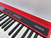 ローランド Roland GO：KEYS キーボード 最大同時発音128音 61鍵 タッチレスポンス スピーカー 鍵盤楽器 GO-61K バッグ付き 12187N_画像6