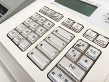 CASIO カシオ レジスター SE-G1 客面液晶表示付き 小型ドロア ホワイト　鍵3つ付属 ジャンク品 01137S_画像6