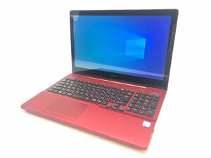 富士通 FUJITSU LIFEBOOK ノートPC 15.6型 FHD Win10Home i7 7700HQ 2.80GHz 8GB HDD1TB AH77/B1 FMVA77B1R 1円～　T01021N