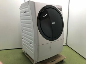 2022年製 美品 HITACHI 日立 ドラム式洗濯乾燥機 BD-STX110GR 右開き 洗濯11kg 乾燥6kg 温水洗浄 AI自動運転 自動おそうじ YD01066S