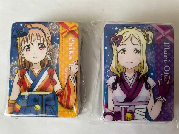 ラブライブ!サンシャイン!! マグネットクリップ 2個セット 高海千歌 小原鞠莉 未熟DREAMER ver.