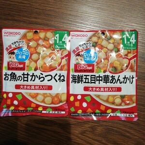 和光堂　ゴロゴロ具材　BIGサイズ　グーグーキッチン　離乳食　２個セット☆　レトルトパウチ　