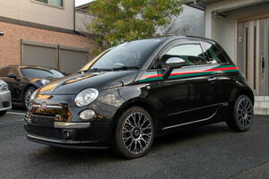 ☆極上☆フィアット500☆バイグッチ☆byGUCCI☆88600km☆ナビ☆TV☆車検6/12☆特別限定300台☆