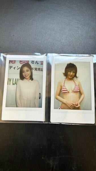 杉本有美さん　チェキ2枚セットG