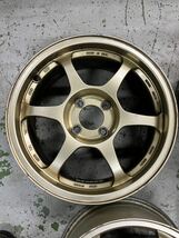 SSR タイプC 15×7.0J +30 PCD100-4H タナベ スピードスター 軽量 検:TE37 RAYS ENKEI ロードスター シビック レビン デミオ ヴィッツ_画像3