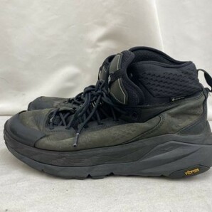 HOKA ONE ONE ホカオネオネ メンズ 26cm ブラック カーキ トレッキングブーツ マウンテン 1112030 毛付着 1209000014362の画像2